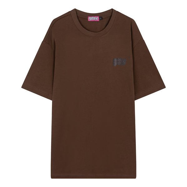 LOGO TEE  - CHOCOLATE BROWN