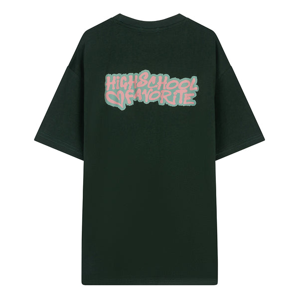 LOGO TEE - GREEN WOOD