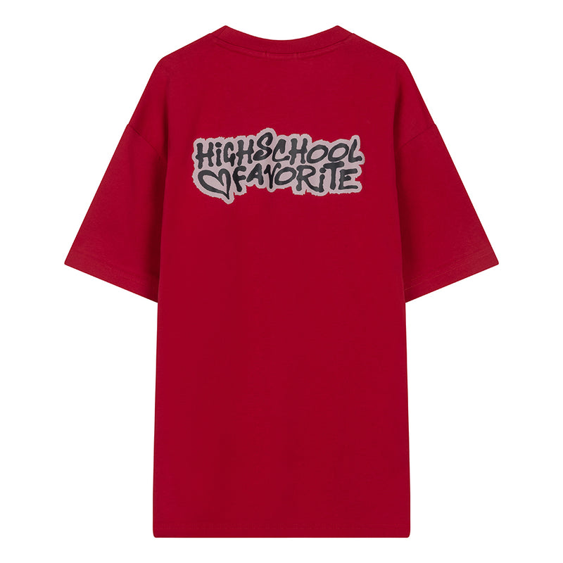 LOGO TEE - BURGUNDY