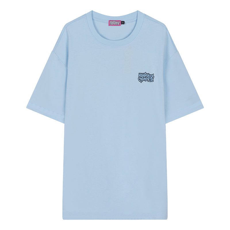 LOGO TEE - AZURE BLUE