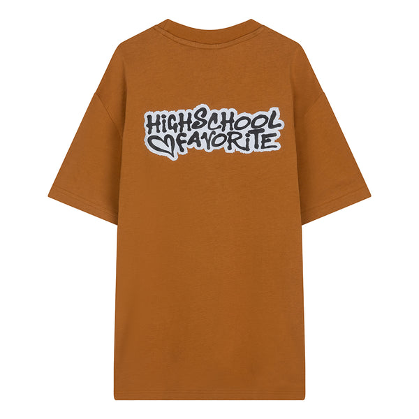 LOGO TEE - SOFT BROWN