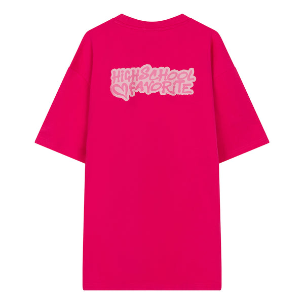 LOGO TEE - HOT PINK