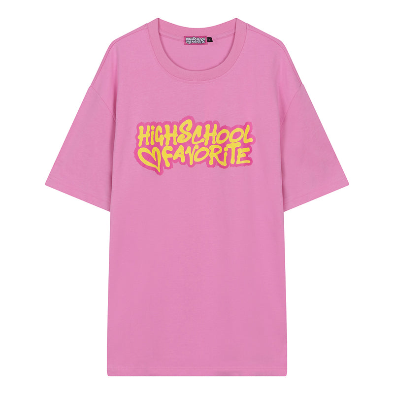 LOGO TEE - BUBBLEGUM PINK