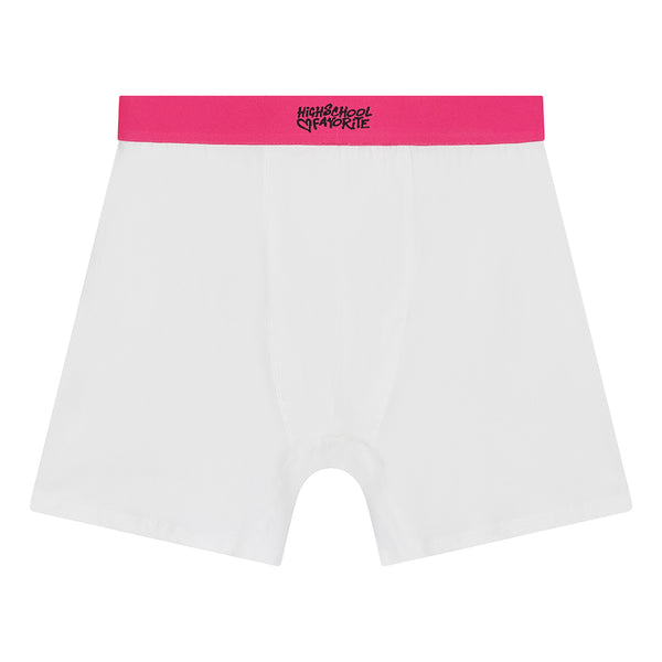 LOGO BOXER - WHITE