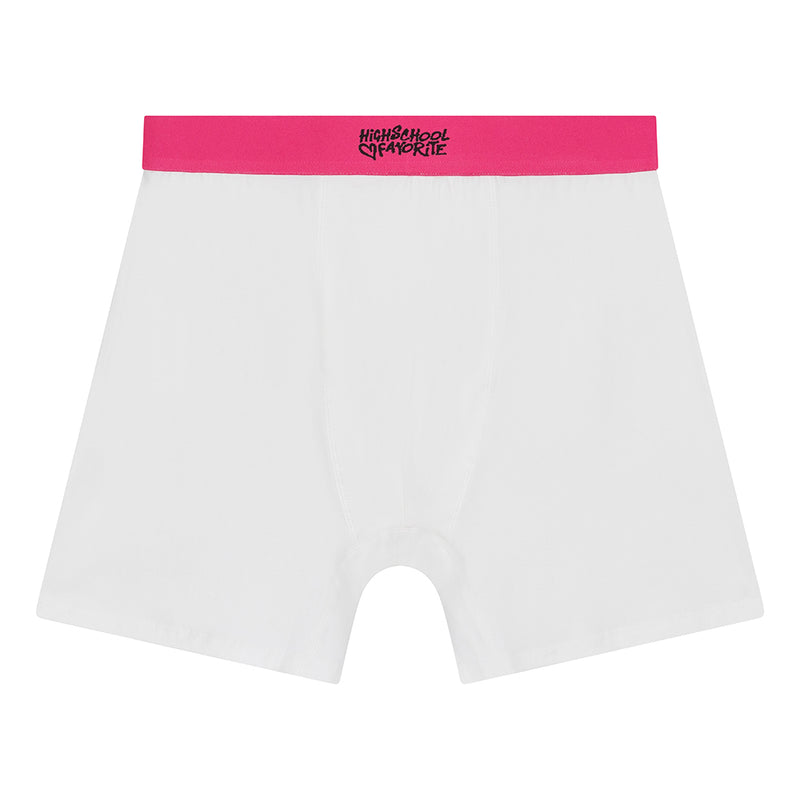 LOGO BOXER - WHITE