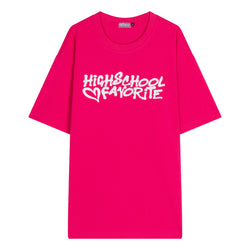 LOGO TEE - HOT PINK