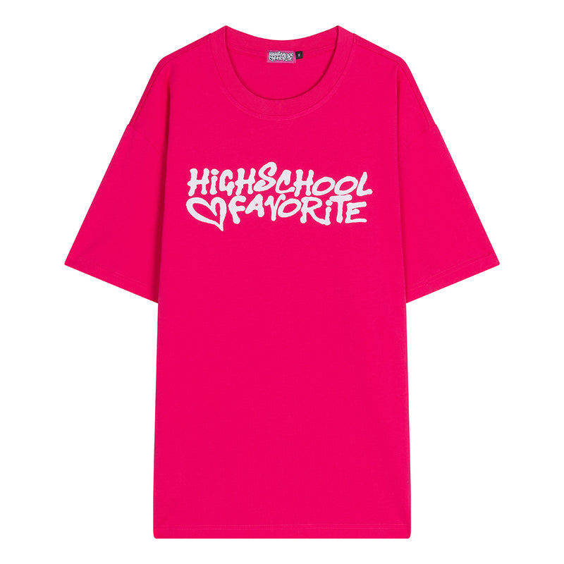 LOGO TEE - HOT PINK