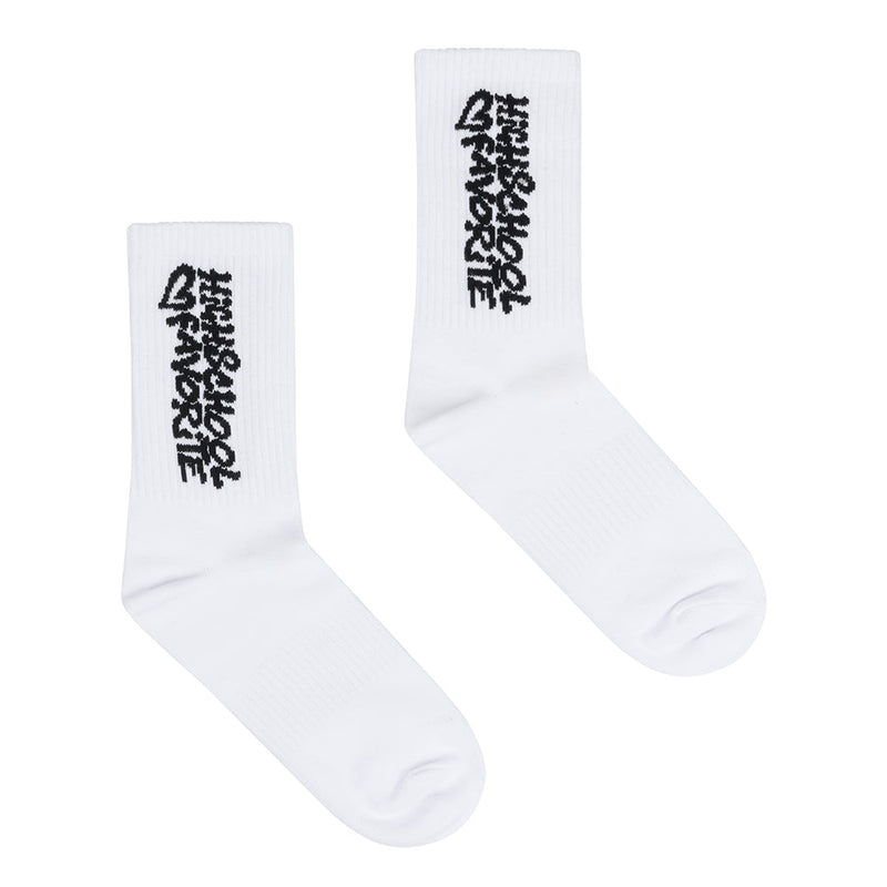 LOGO SOCKS -  WHITE